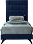 Simple casual affordable platform twin bed by Meridian additional picture 5
