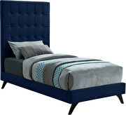 Simple casual affordable platform twin bed by Meridian additional picture 6