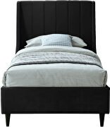 Contemporary wing back / tufted casual style bed by Meridian additional picture 6