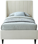 Contemporary wing back / tufted casual style twin bed by Meridian additional picture 3