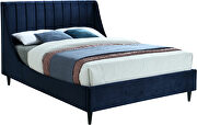 Contemporary wing back / tufted casual style bed by Meridian additional picture 6