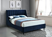 Contemporary wing back / tufted casual style full bed additional photo 2 of 5