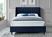 Contemporary wing back / tufted casual style full bed additional photo 3 of 5