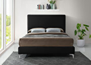 Velvet fabric casual design stand-alone full bed by Meridian additional picture 5