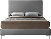 Velvet fabric casual design stand-alone bed by Meridian additional picture 3