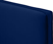 Velvet fabric casual design stand-alone full bed by Meridian additional picture 3