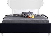 Acrylic wing style headboard platform full bed by Meridian additional picture 4