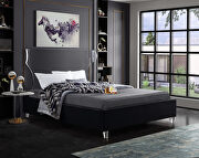 Acrylic wing style headboard platform full bed by Meridian additional picture 5