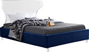 Acrylic wing style headboard platform full bed by Meridian additional picture 6