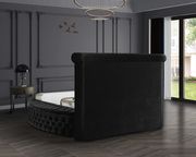 Exclusive round tufted platform bed w/ storage by Meridian additional picture 4