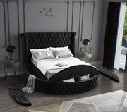 Exclusive round tufted platform full bed w/ storage additional photo 2 of 9