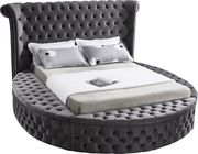 Exclusive round tufted platform bed w/ storage by Meridian additional picture 5