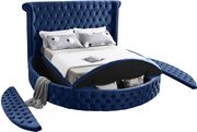 Exclusive round tufted platform full bed w/ storage by Meridian additional picture 9
