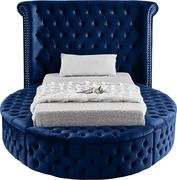 Exclusive round tufted twin platform bed w/ storage by Meridian additional picture 5