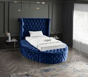 Exclusive round tufted twin platform bed w/ storage by Meridian additional picture 6