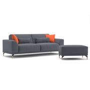 Ultra-modern low-profile EU-made sofa in gray by Meble additional picture 2