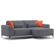 Ultra-modern low-profile EU-made sofa in gray by Meble additional picture 3