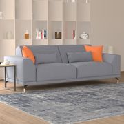 Ultra-modern low-profile EU-made sofa in gray by Meble additional picture 7