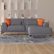 Ultra-modern low-profile EU-made sofa in gray by Meble additional picture 8