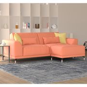 Ultra-modern low-profile EU-made sofa in orange by Meble additional picture 4