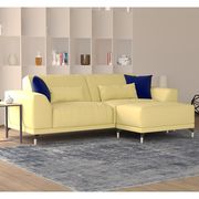 Ultra-modern low-profile EU-made sofa in yellow by Meble additional picture 4