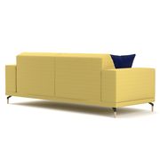 Ultra-modern low-profile EU-made sofa in yellow by Meble additional picture 6