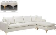 Contemporary velvet reversible sofa by Meridian additional picture 7