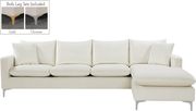 Contemporary velvet reversible sofa by Meridian additional picture 8