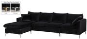Contemporary velvet reversible sofa by Meridian additional picture 3