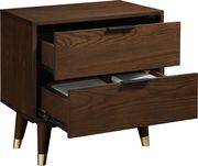 Mid-century design walnut nightstand by Meridian additional picture 4