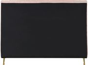 Contemporary pink velvet bed w/ channel tufting additional photo 3 of 7