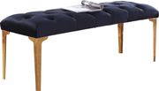 Velvet contemporary bench in black by Meridian additional picture 2