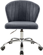 Contemporary channel tufting office chair by Meridian additional picture 2