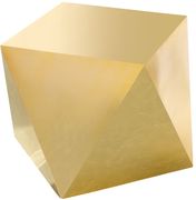 Gold diamond-shape coffee table by Meridian additional picture 3