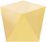 Gold diamond-shape end table by Meridian additional picture 3