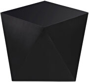 Black diamond-shape end table by Meridian additional picture 2
