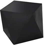 Black diamond-shape end table by Meridian additional picture 3