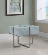Glass marble design coffee table by Meridian additional picture 3