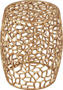 Contemporary oriental motif end table by Meridian additional picture 3