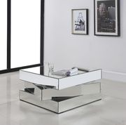 Mirrored contemporary style coffee table by Meridian additional picture 2