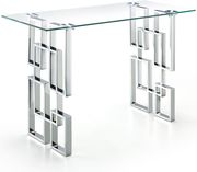 Glass top / stainless steel base coffee table by Meridian additional picture 4
