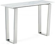 Genuine marble top / stainless steel coffee table by Meridian additional picture 2