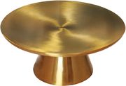 All gold round glam style coffee table by Meridian additional picture 4