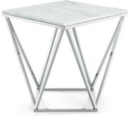 Genuine marble top design modern coffee table by Meridian additional picture 4