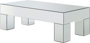 Mirrored design contemporary coffee table by Meridian additional picture 3
