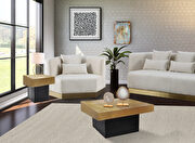 Rich gold / black metal coffee table in glam style by Meridian additional picture 3