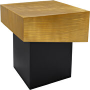 Rich gold / black metal coffee table in glam style by Meridian additional picture 4