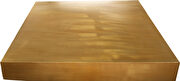 Rich gold / black metal coffee table in glam style by Meridian additional picture 8