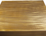 Rich gold / black metal end table in glam style by Meridian additional picture 5