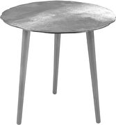 Silver textured metal finish coffee table by Meridian additional picture 2